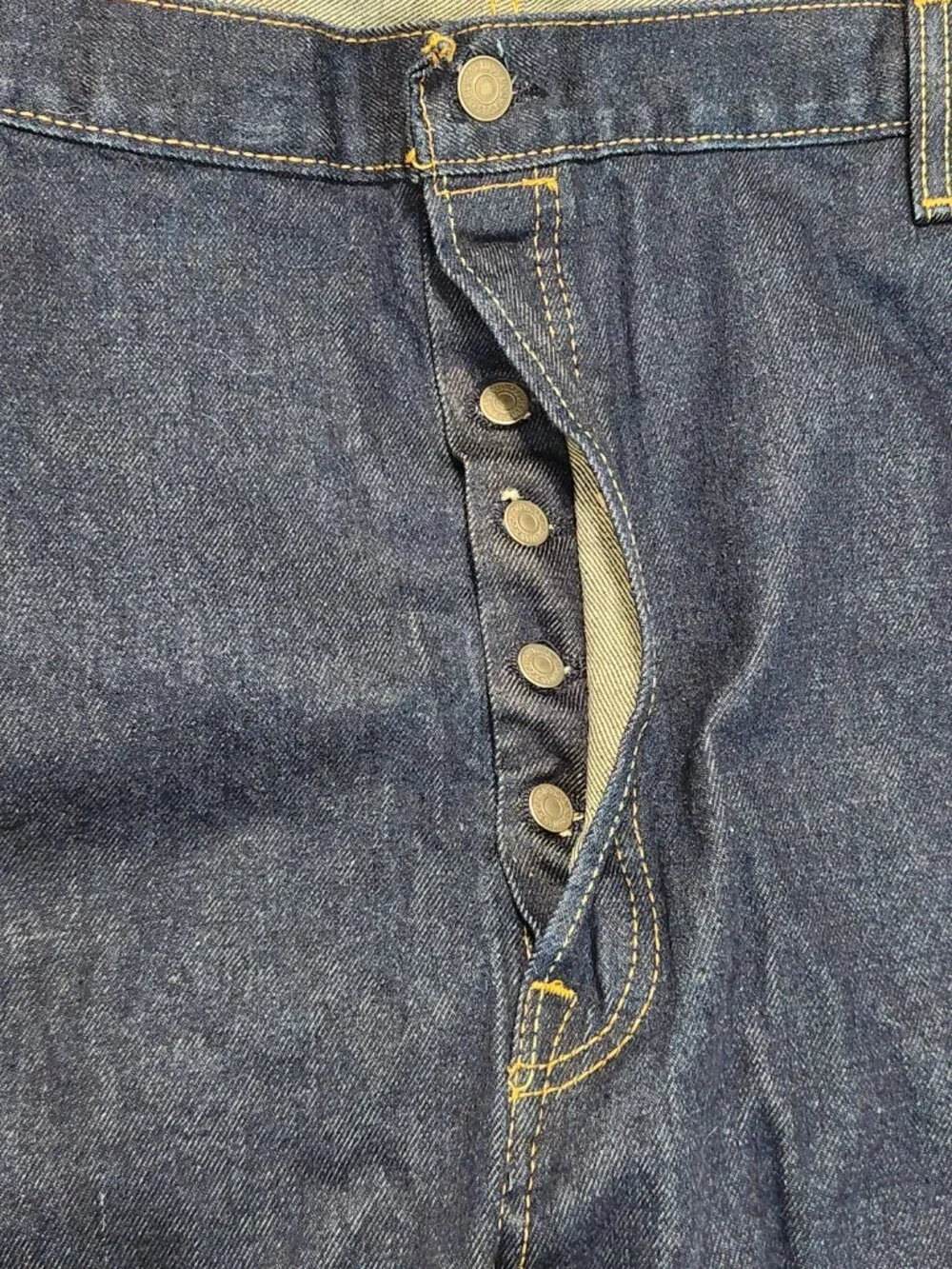 Levi’s 501 Original Men’s Big & Tall Jeans 52x30 NWT Dark Wash Blue Stretch
